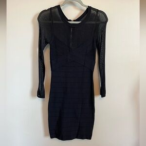 Bebe Black Bandage Dress